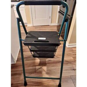 3 Step Ladder, Folding Step Stool with Wide Anti-Slip Pedal, 500 lbs Sturdy